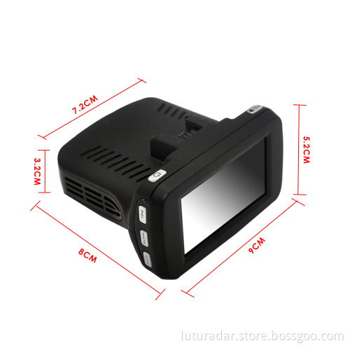 3 in 1 1080P FHD Ambarella A7 Car DVR GPS Radar Detector with night version camera recorder